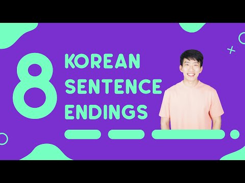 Common Sentence Endings In Korean – TalkToMeInKorean