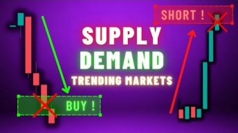 How To Trade Supply & Demand Zones When Market Is Trending