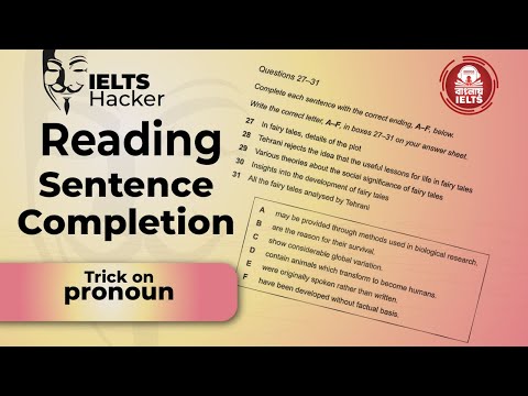 IELTS Reading Sentence Ending Tips || Pronoun is IMPORTANT