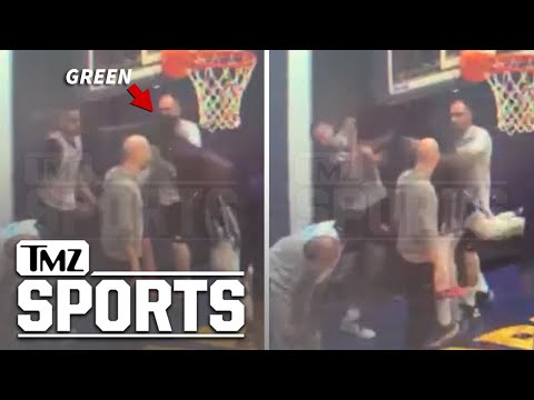 New Video Shows Draymond Green Violently Punch Jordan Poole at Warriors Practice | TMZ Sports