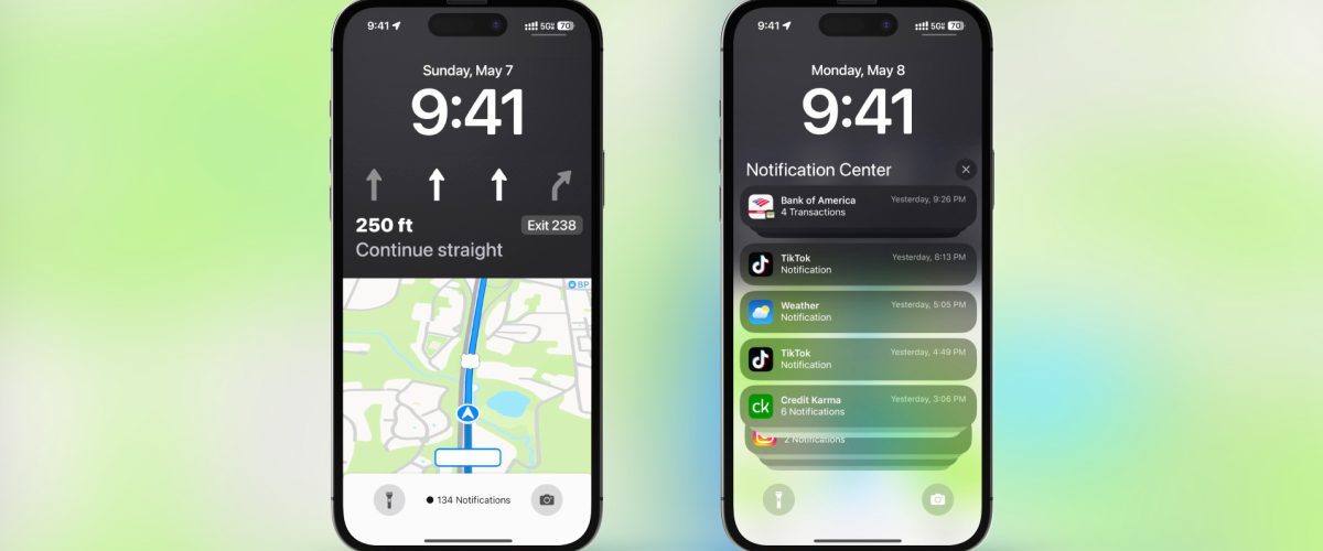 iOS 17 Lock Screen might give Maps the Music treatment