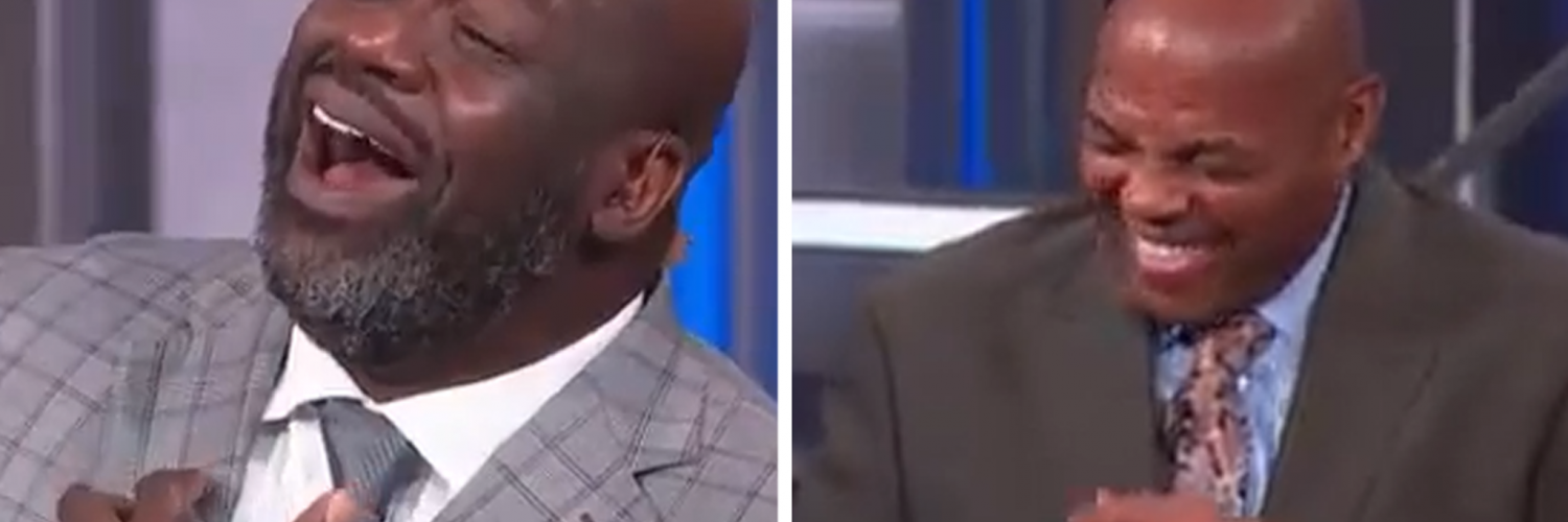 Shaq, Charles Barkley Can’t Control Laughter In Hilarious Scene On ‘NBA on TNT’ Set