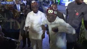 (TRENDING) Tinubu Dances “Buga” At Townhall Meeting With Youths In Abuja