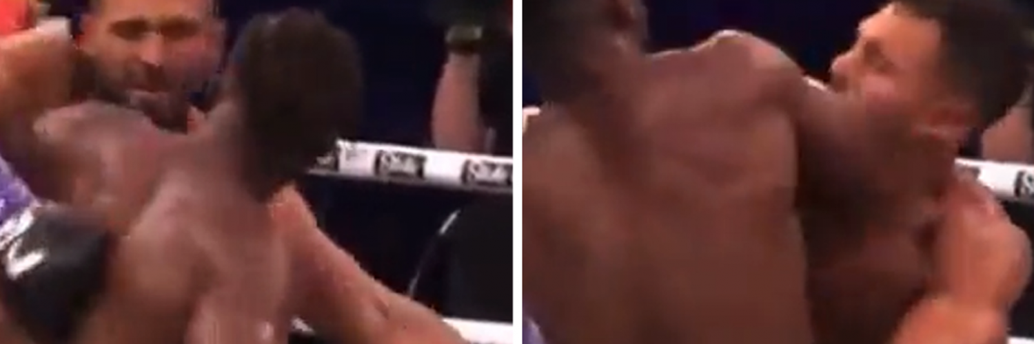 KSI KOs Fournier With Illegal Elbow Blow to Face that Referee Didn’t See