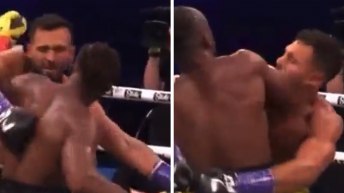 KSI KOs Fournier With Illegal Elbow Blow to Face that Referee Didn’t See