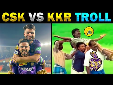 CSK VS KKR IPL TROLL 2023 | RINKU SINGH 54 | RANA 57* – TODAY TRENDING