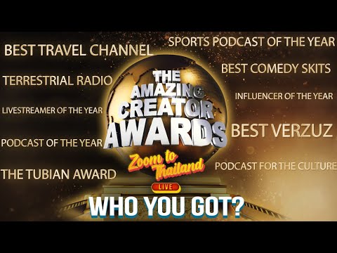 Zoom to Thailand LIVE! AMAZING CREATOR AWARDS! who you got?