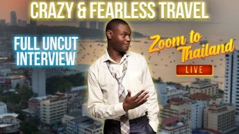 Zoom to Thailand LIVE with Crazy & Fearless Travel Lets Zoom to Thailand!