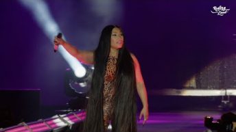 NICKI MINAJ performs “Moment 4 Life” a capella @ Rolling Loud New York 2022