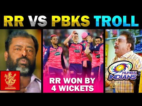 RR VS PBKS IPL TROLL 2023 | PLAYOFF CHANCE – TODAY TRENDING