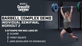 CrossFit Semifinals Barbell Complex Demo