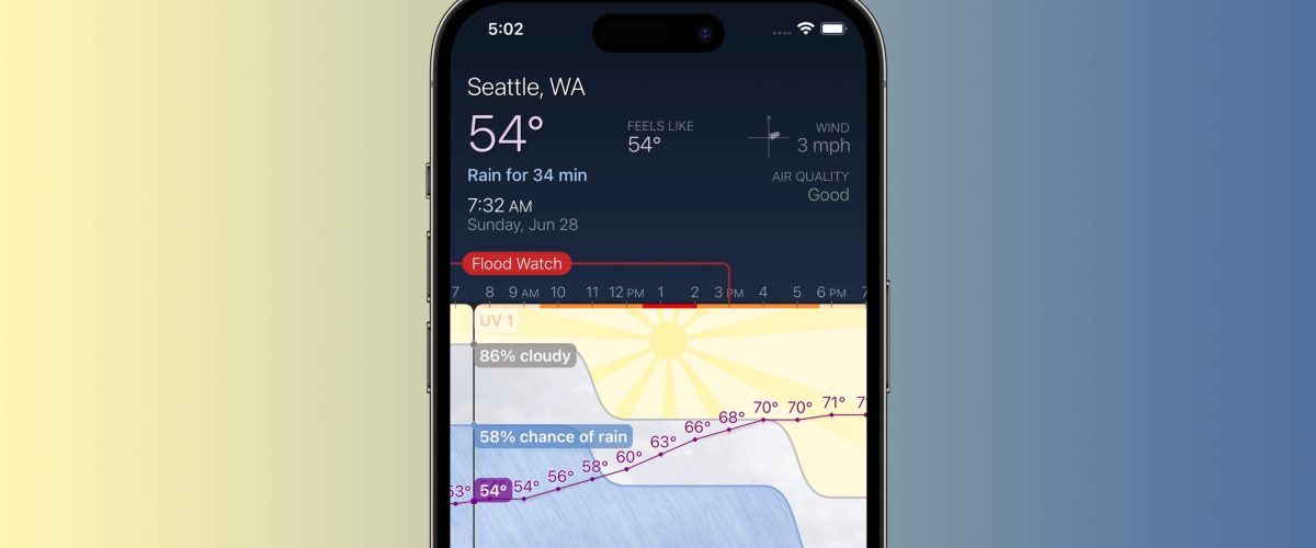 Weather Strip gets minute-by-minute precip forecasts, Apollo Weather gains ‘Groups’ and ‘Route Analysis’