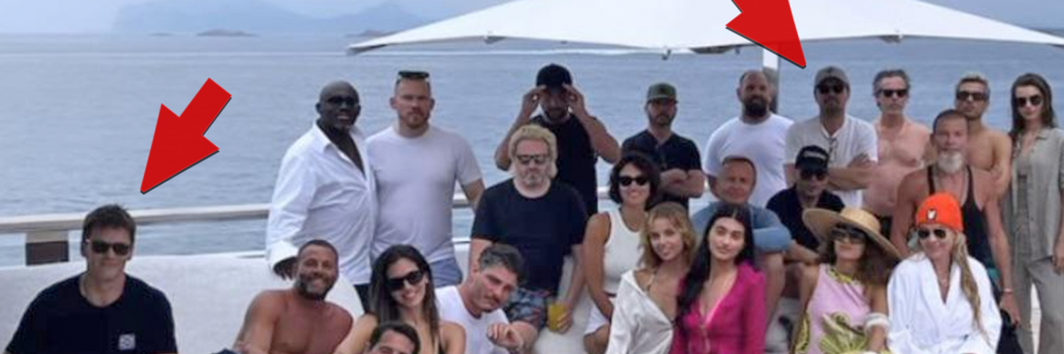 Tom Brady Hangs With Leonardo DiCaprio On Yacht In Sardinia