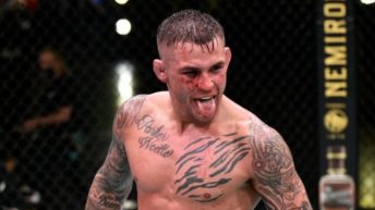 Dustin Poirier disagrees with Justin Gaethje’s assessment that the BMF belt is stupid: “I like it”