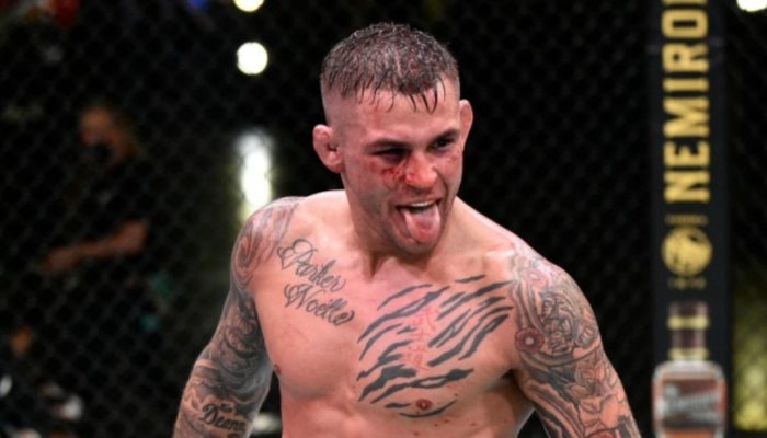 Dustin Poirier disagrees with Justin Gaethje’s assessment that the BMF belt is stupid: “I like it”