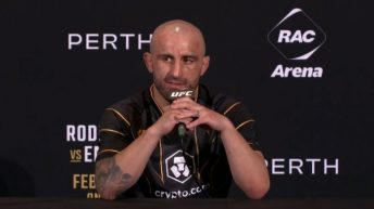 Alex Volkanovski reacts to the judges’ scorecards from last night’s UFC Vegas 74 main event: “Giving Amir round 4 is just insane”