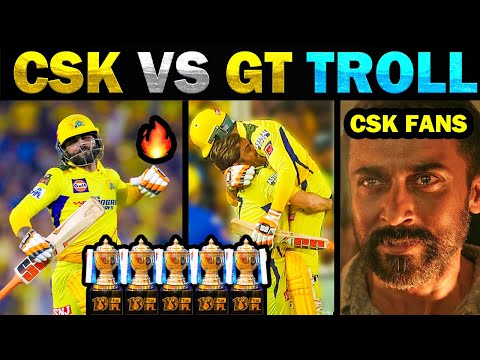 CSK VS GT IPL FINAL TROLL 2023 | JADEJA | CSK WON 5TH IPL TROPHY – TODAY TRENDING