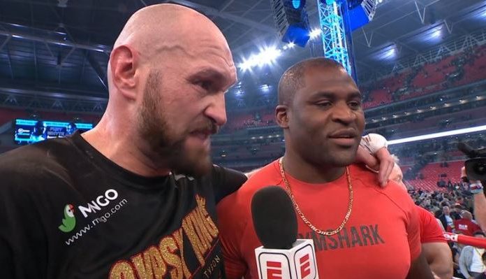 Francis Ngannou slams Tyson Fury as talk of boxing match again resurfaces: “Stop talking, and come try”