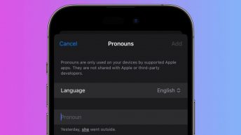 Apple adds pronoun fields with privacy focus to Contacts app on iOS 17