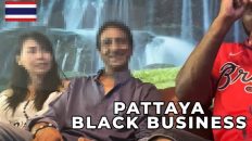 Pattaya walking Street  black business after zoom to Thailand