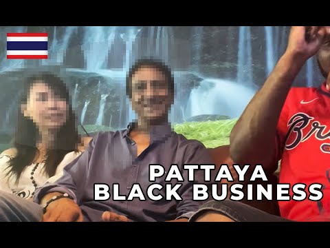 Pattaya walking Street  black business after zoom to Thailand