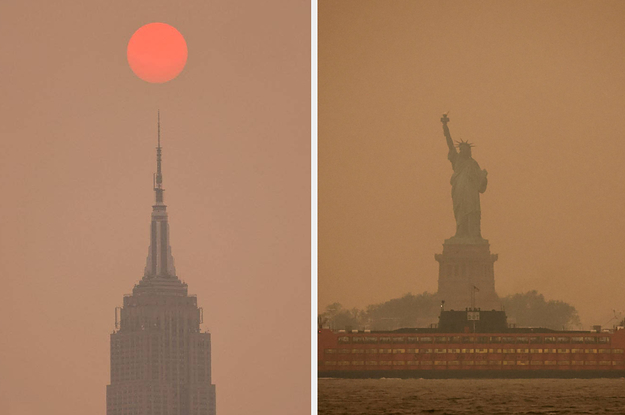 13 Pictures That Capture How Smokey, Hazy — And Dangerous To Breathe — It Is Right Now In NYC/The Northeast