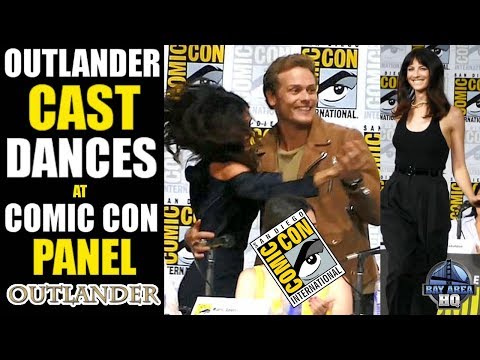 OUTLANDER CAST DANCES AT COMIC CON PANEL !! San Diego Comic Con SDCC 2017