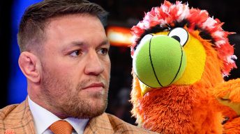 Conor McGregor’s Punch to Heat Mascot Sent Person Inside to Hospital