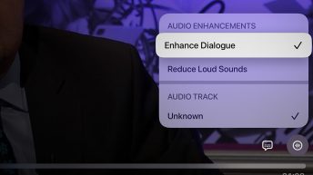 tvOS 17 helps you hear what people are saying in shows, when using HomePods as speakers
