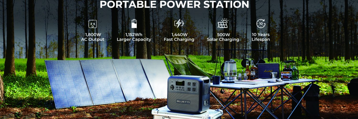 Head off-grid this summer with BLUETTI’s AC180 Portable Power Station