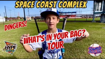 USSSA Space Coast Complex tour | Whats in your bag? | Game footage | Easton Hype Super NIT dingers