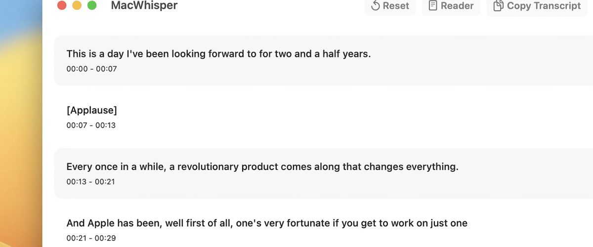 MacWhisper transcription app gets major update with new Display Mode