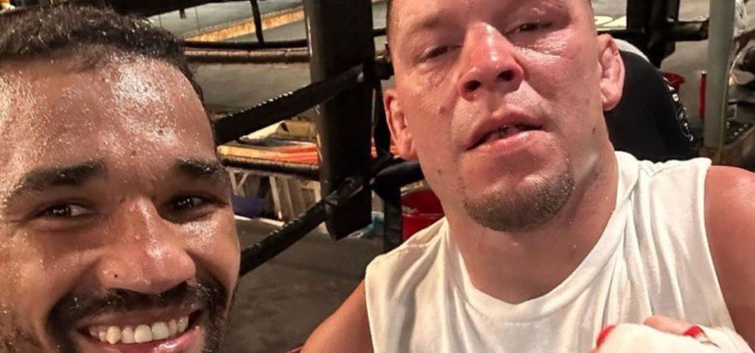 Undefeated boxer Esquiva Falcao opens up on recent sparring match with Nate Diaz: “It looked like he was dying”