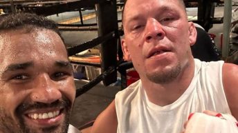 Undefeated boxer Esquiva Falcao opens up on recent sparring match with Nate Diaz: “It looked like he was dying”