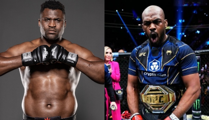 Francis Ngannou trolls Jon Jones following recent staredown at PFL event in Atlanta: “He feels the pressure”