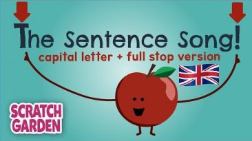 The Sentence Song – ‘Capital Letter’ + ‘Full Stop’ Version | Scratch Garden