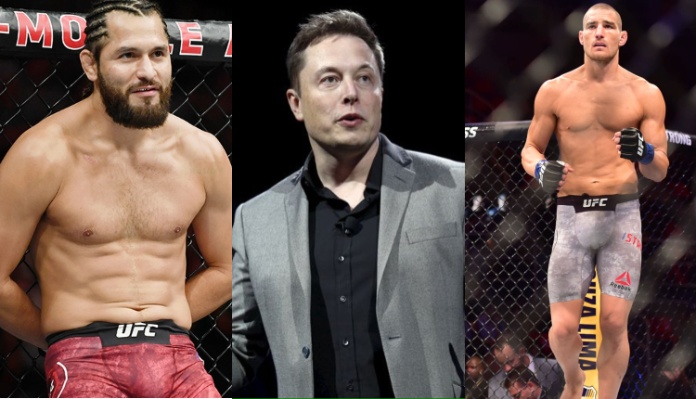 Jorge Masvidal and Sean Strickland both invite Elon Musk to train with them to beat “dirty communist” Mark Zuckerberg