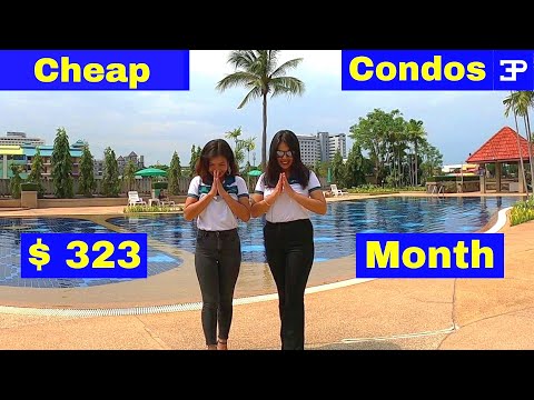 Pattaya Jomtien Thailand, Cheap condos on the beach