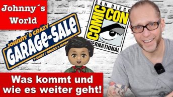 NEWS: Ich fliege zur San Diego Comic Con, Johnny´s Garage Sale und KiddiCraft Figurine