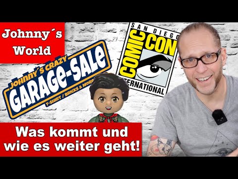 NEWS: Ich fliege zur San Diego Comic Con, Johnny´s Garage Sale und KiddiCraft Figurine