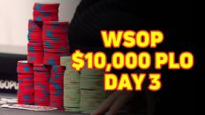 World Series of Poker 2023 | Final Two Tables of $10,000 PLO | Day 3