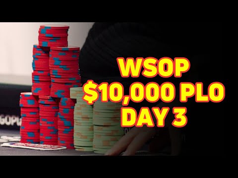 World Series of Poker 2023 | Final Two Tables of $10,000 PLO | Day 3