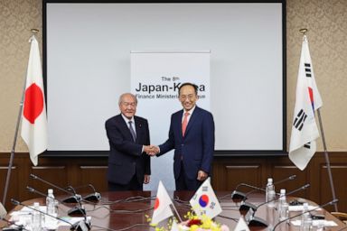 Japan and South Korea ministers agree to resume currency swap agreement as ties warm