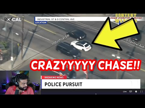 ATTACKED POLICE OFFICER! Police Chase in California Los Angeles #chase #california #policechase