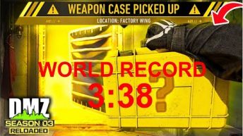 DMZ WORLD RECORD -Koschei Complex-Weapon Case Speedrun 3:38