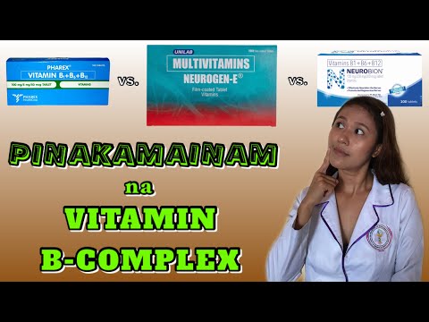 BEST VITAMIN B-COMPLEX in the Philippines: Neurobion vs. Neurogen E vs. Pharex B complex