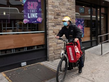 Food delivery services sue NYC over minimum pay rates for app-based workers