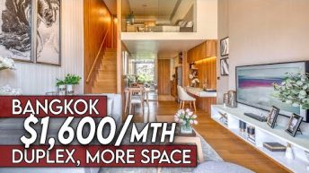 $1,600 BANGKOK Condo Tour | Luxury Condo Rental, Thailand