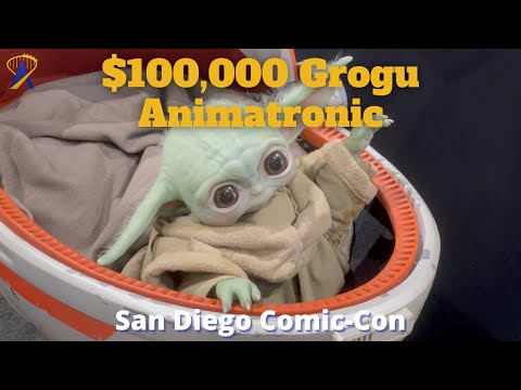 $100,000 Grogu Animatronic for Sale at San Diego Comic-Con 2022