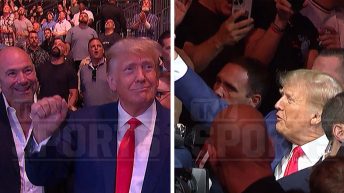 Donald Trump Behind The Scenes At UFC 290 W/ Dana, Izzy, Maxx Crosby